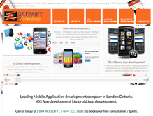 Tablet Screenshot of mobileappdevelopment.ca
